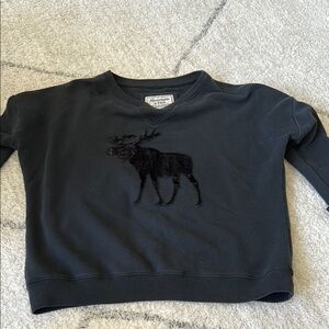Abercrombie & Fitch Black Moose Sweatshirt